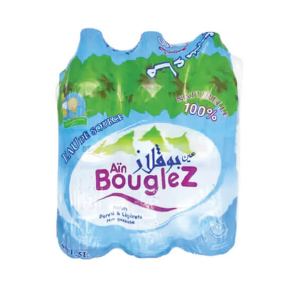 Ain Bouglez Eau Minérale 1.5L Fardeau (6 bouteilles)
