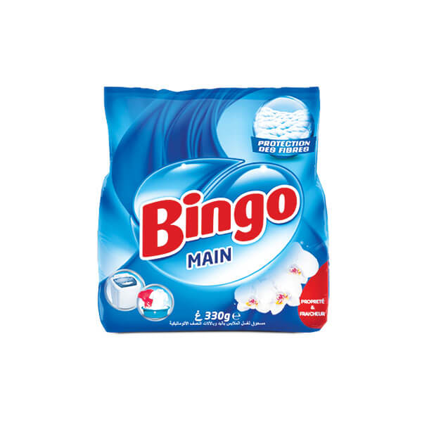 Bingo Savon Poudre Main et Machine 330g