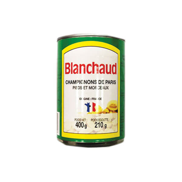 Blanchaud Champignons de Paris Pieds et Morceaux 400g