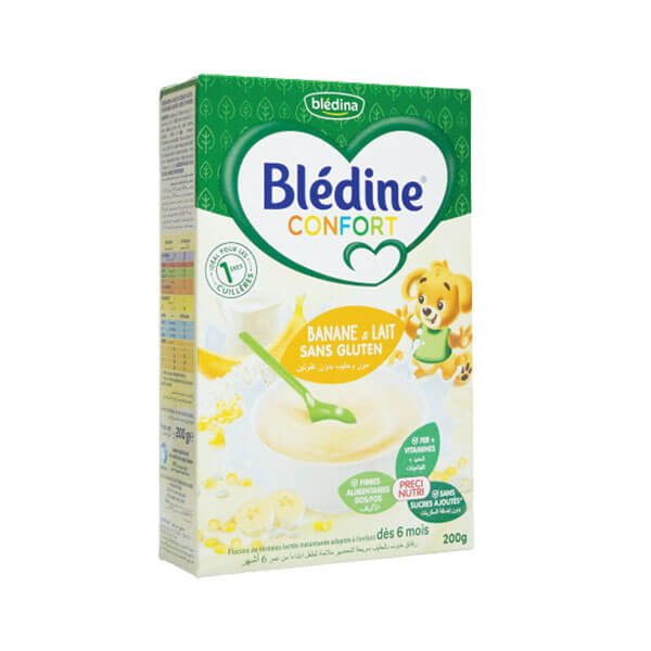 Blédina-Blédine-Confort-Bannane-Lait-Sans-Gluten-200g