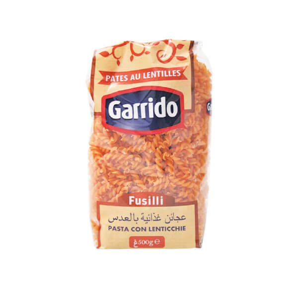 Garrido Fusilli Pasta Con Lenticchie 500 g