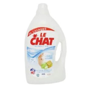 Le Chat Sensitive Savon de Marseille et Lit d’Amande Douce (40 Dose) 3l