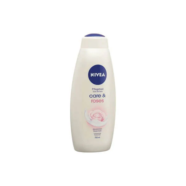 Nivea Pflegebab Soin de Bain Care Et Roses 750ml