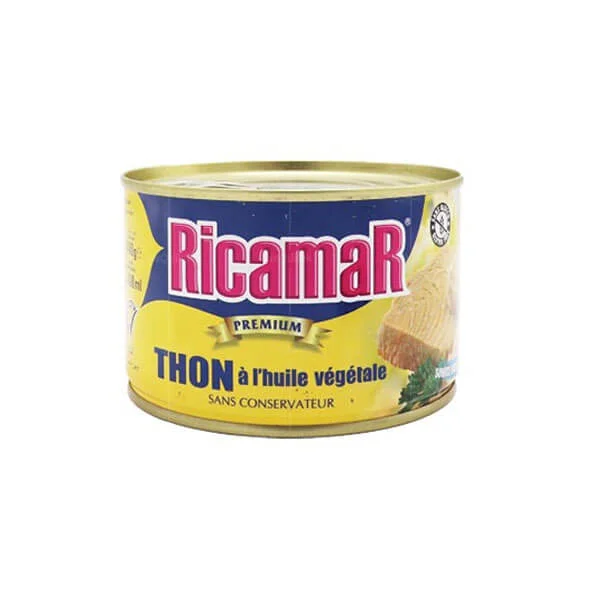 Ricamar Thon à L’Huile Végétale Sans Conservateur 1650g
