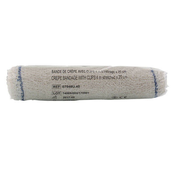 Steripan Benda Di Crêpe Elasticizzata – 4m X 7cm, Ipoallergenica, Per Fissaggio Medicazioni E Impacchi