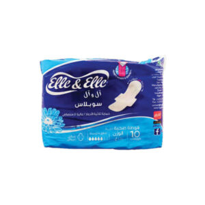 Serviette Hygiénique Périodique Elle Et Elle Souplesse 10 Serviettes